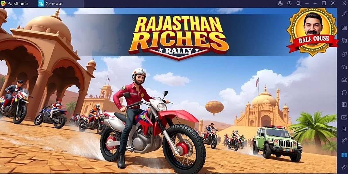 Rajasthan Riches Rally features showcase including character customization, festival events, and various vehicles